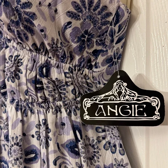 NWT Angie Lavender and Violet Floral Dress size S - Picture 2 of 9